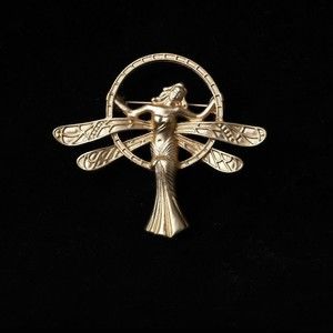 Retro classic Golden Fairy Brooch For‎ Women Alloy Angel Pin Brooches new